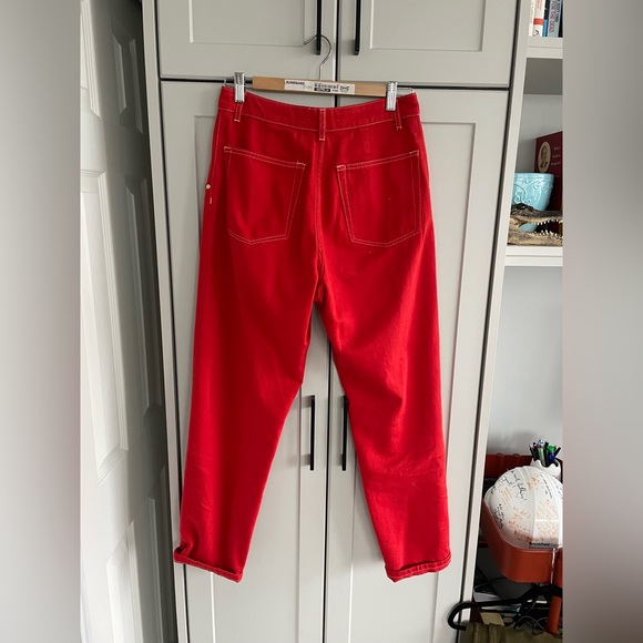 Essentiel Antwerp Red Jeans Pants - Picture 2 of 5